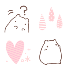 white hamster emoji5