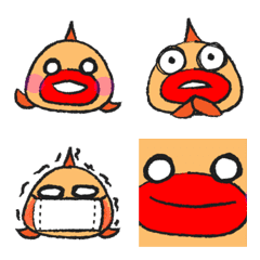 Convenient goldfish emoji