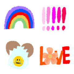 Fluffy healing emoji part3