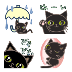 Emoji The usual black cat