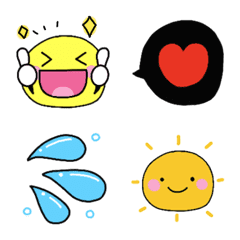 Convenient smile emoji