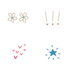 simple emoji tegaki nitizyou