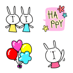 Rabbit lively Emoji
