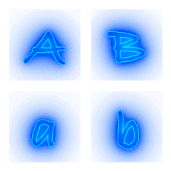 Emoji like a neon sign 7