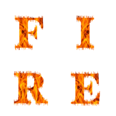 Decoration Emoji of flame 2