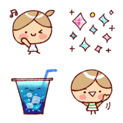 Girls Summer Emoji