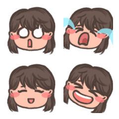 cute girl Haru emoji