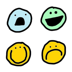 Funny Colorful Faces