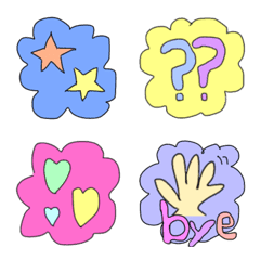 Colorful poor emoji