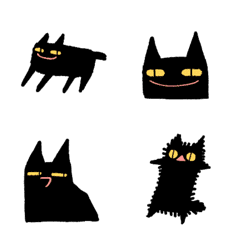What The Black Cat!? – LINE Emoji | LINE STORE