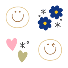 Cute natural simple emoji