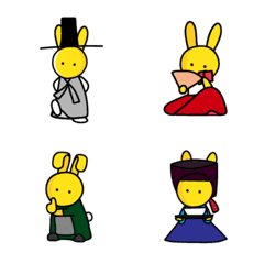 Yellow moon rabbit in the Joseon Dynasty