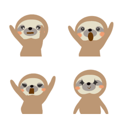 Folivora emoji greeting