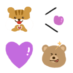 Colorful & Cute animal emoji