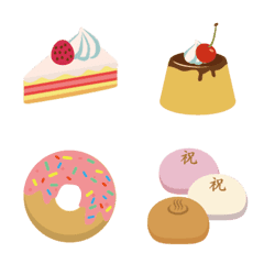 Emoji of sweets.