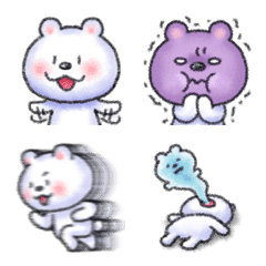 Convenient emoji of polar bear.2