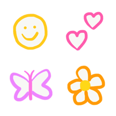 Colorful drawing daily emoji