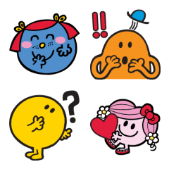 Mr. Men Little Miss Emoji