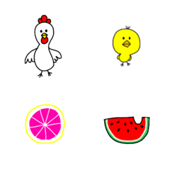 kawaii simple daily emoji