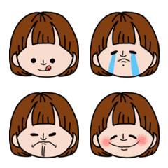 kawaii pretty girl Emoji