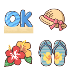 Simple emoji for summer