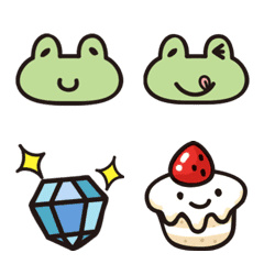 Smiley frog emoji