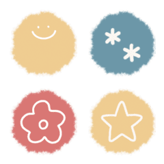 [harupyade] useful colorful emoji 1