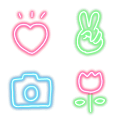 [harupyade] neon useful emoji