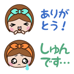 Hair band girls emoji6