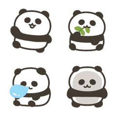 Entertaining panda emoji