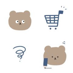 navy bear emoji