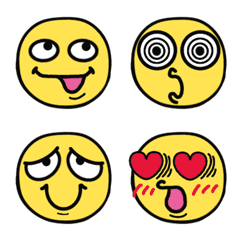 Comical emoticons 2. Clear and simple