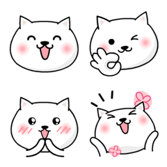 The white cat Emoji