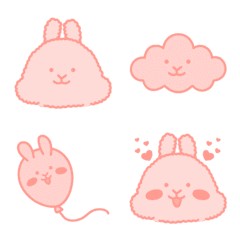 Pink rabbit Mingto Emoji