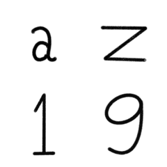 English Alphabets Handwriting