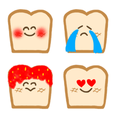 食パン「とーすとちん」のかわいい絵文字