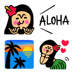 Hula girl talk Emoji