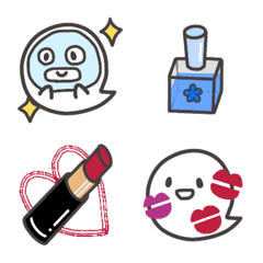 Ghost emoji (Fashionable and cute)