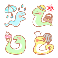 Fluffy snake emoji