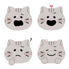 Emoji of the ghost cat