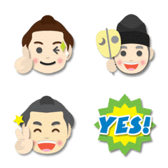 sumo wrestler & referee emoji