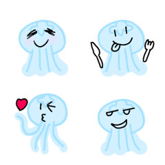 Too cute!Jellyfish emoji