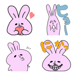 kawaii pretty Rabbit Emoji