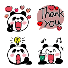 Pandas daily emoji English version