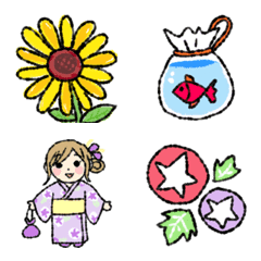 Summer cute emoji1