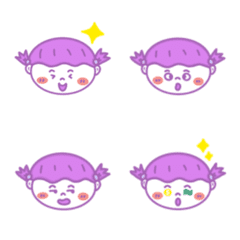 Kawaii girl Emoji.