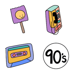 90s emoji cute