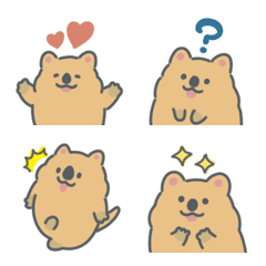 Cute quokka wallaby emoji