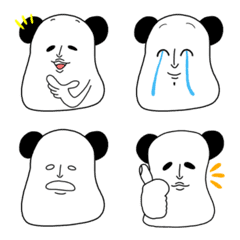 kawaii PANDA Emoji kimokawa