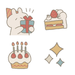 Happy birthday with rabbit 2